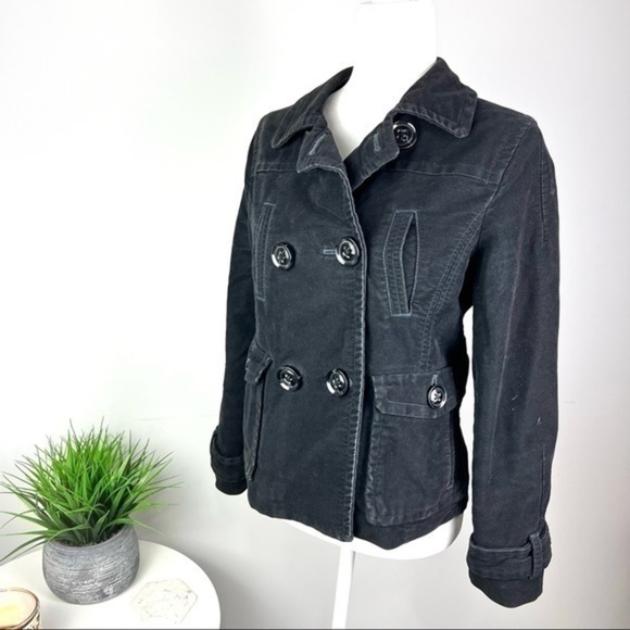 American Eagle womens black double breasted winter jacket - Picture 2 of 11